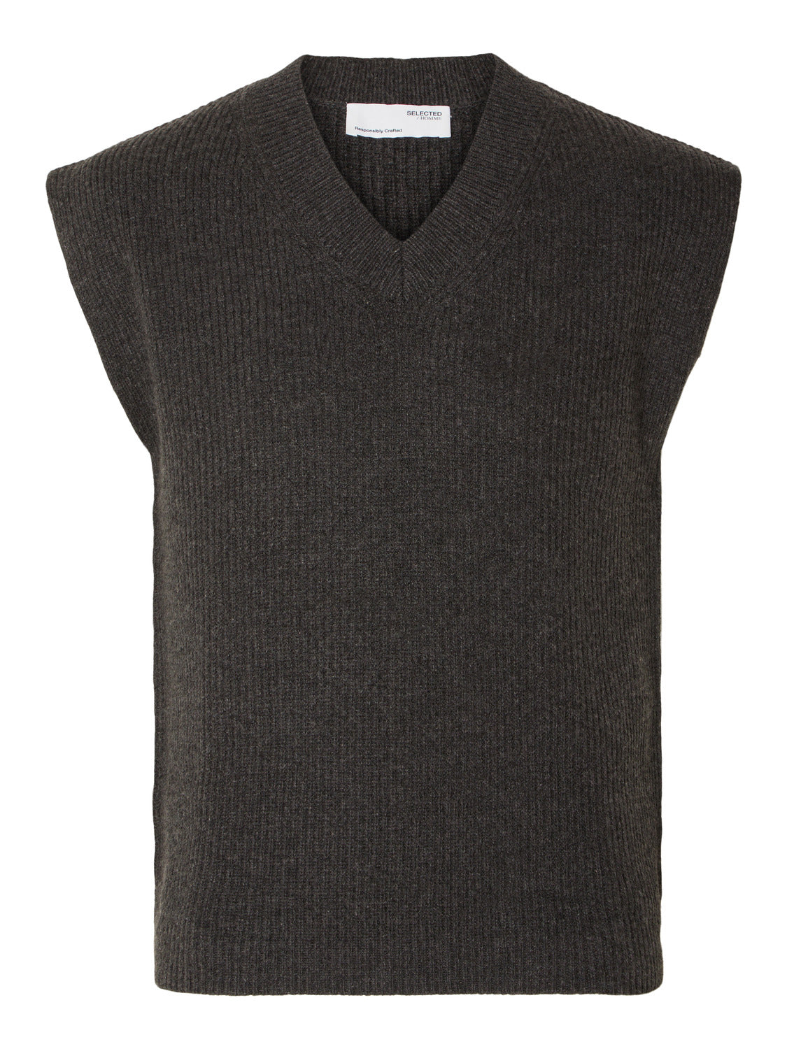 Ronn ullvest - Grå/ Charcoal Gray